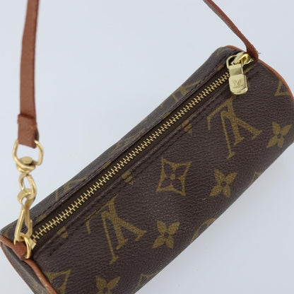 Louis Vuitton Papillon Pochette Monogram Canvas, BROWN, CANVAS, Clutche & pouche