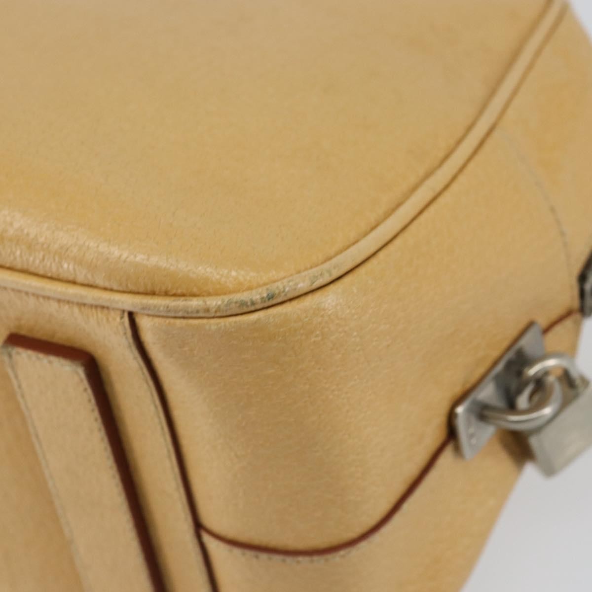 Prada Bauletto Bag Leather, BEIGE, LEATHER, Shoulder bag