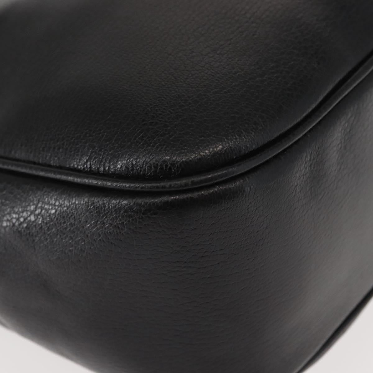 Salvatore Ferragamo Gancini Tote Leather, BLACK, LEATHER, Tote bag