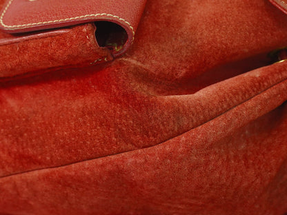 Gucci Vintage Bamboo Backpack Suede, PINK, SUEDE, Backpack
