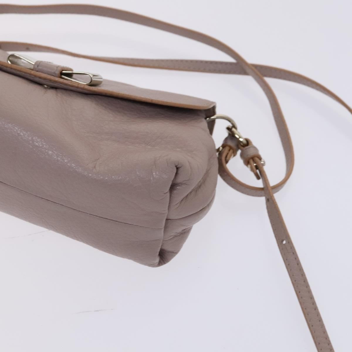 Chloe Lily Shoulder bag Leather, Purple, Leather, Shoulder Bag