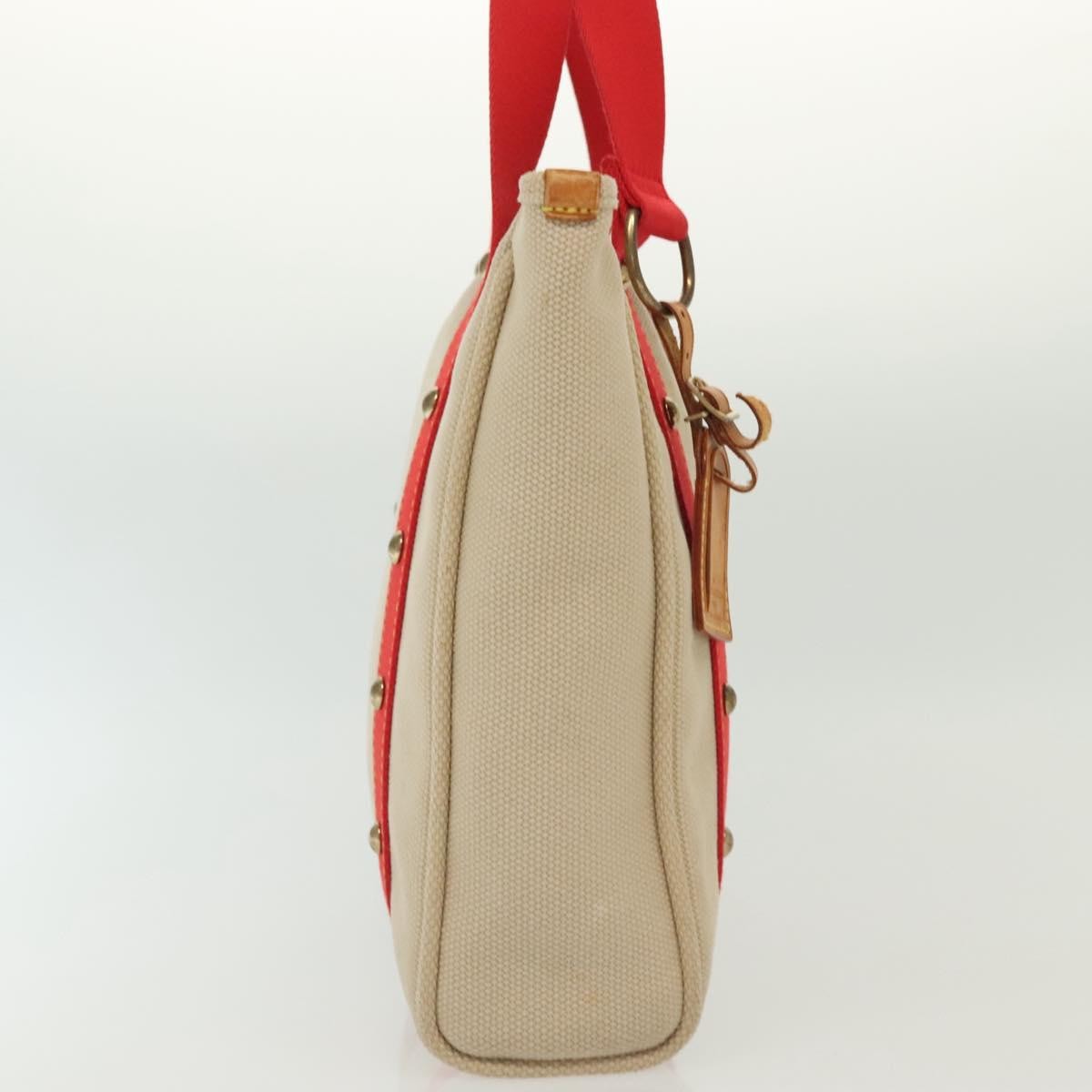 Louis Vuitton Antigua Tote Canvas, BEIGE, CANVAS, Tote bag