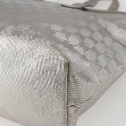 Gucci Plus Tote GG Imprime, SILVER, CANVAS, Tote bag
