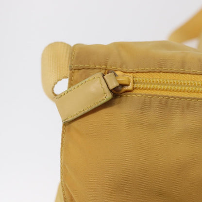 Prada Buckle Messenger Bag Tessuto, YELLOW, NYLON, Shoulder bag