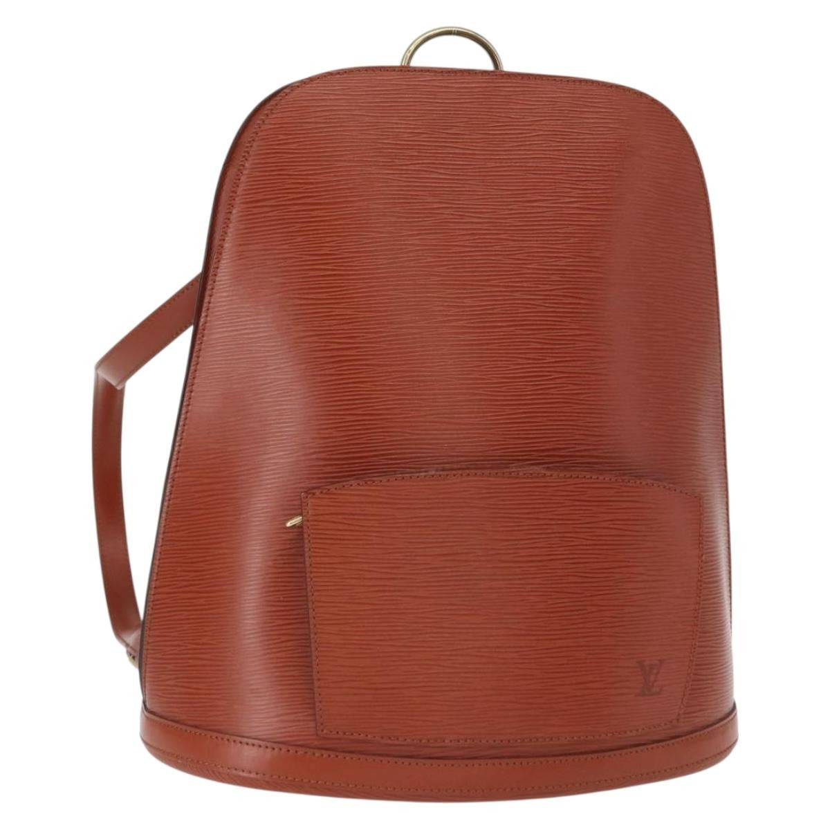 Louis Vuitton Gobelins Backpack Epi Leather, BROWN, LEATHER, Backpack