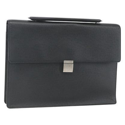 Louis Vuitton Porte-Documents Angara Briefcase Taiga Leather, GRAY, LEATHER, Briefcase