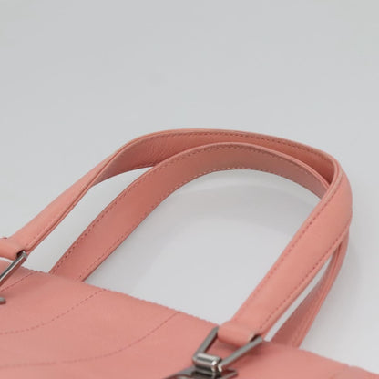 Chanel Chocolate Bar Coco Mark handbag Caviar skin, PINK, LEATHER, Handbag