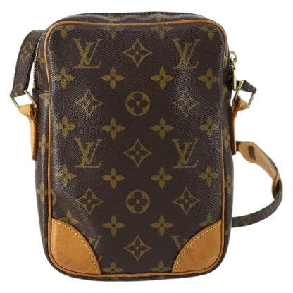 Louis Vuitton Danube Handbag Monogram Canvas, BROWN, CANVAS, Shoulder bag