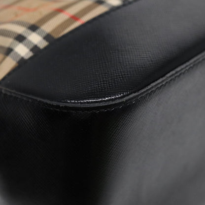 Burberry Nova Check Handbag Nova Check Canvas, BEIGE, CANVAS, Handbag