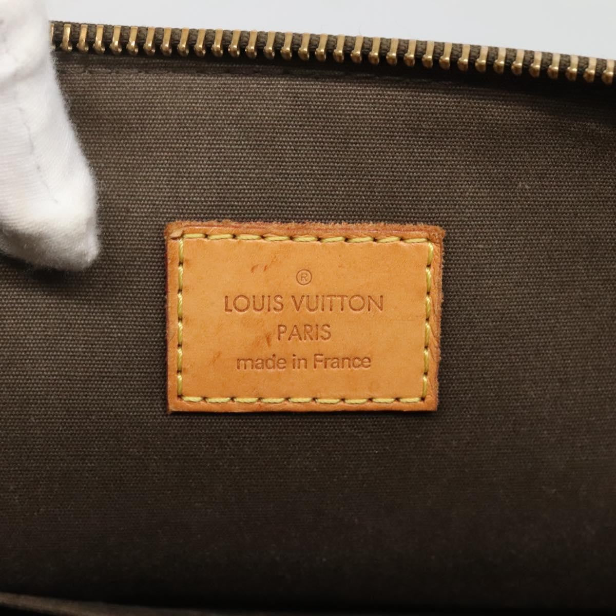 Louis Vuitton Bellevue Handbag Monogram Vernis, KHAKI, PATENT_LEATHER, Handbag