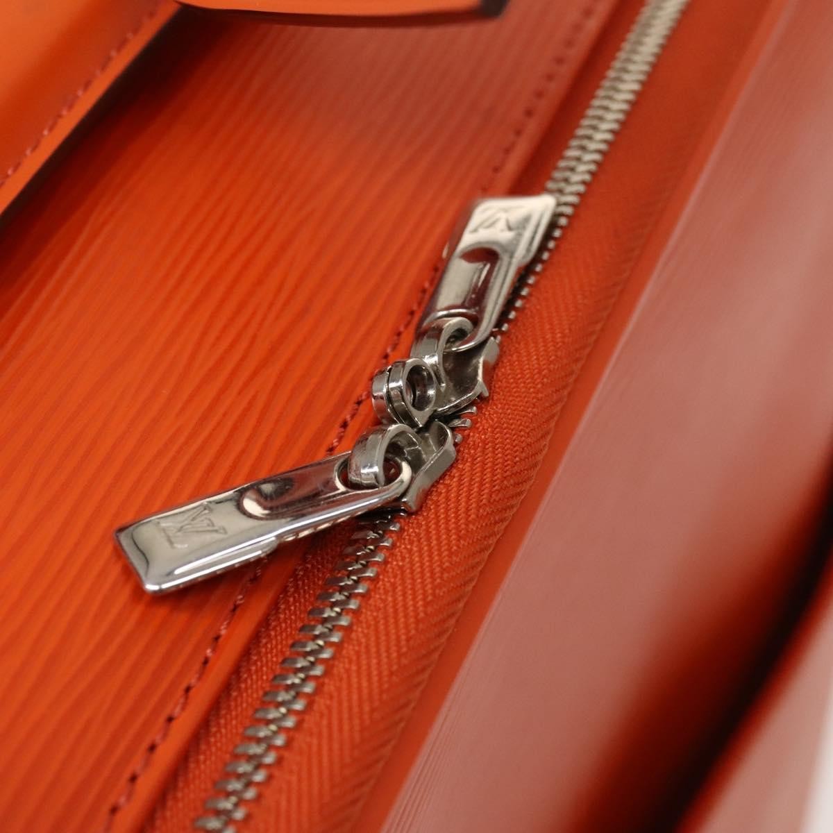 Louis Vuitton Pegase Luggage Epi Leather, ORANGE, LEATHER, Travel bag