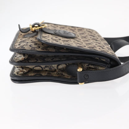 Celine C Sulky Shoulder bag Canvas, NAVY, CANVAS, Shoulder bag