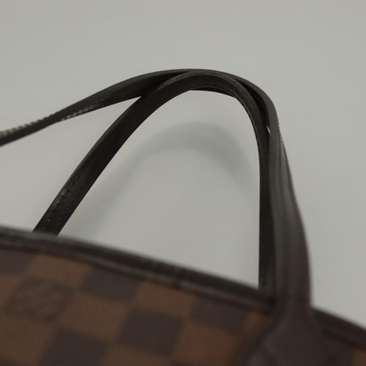 Louis Vuitton Neverfull Tote Damier, BROWN, CANVAS, Tote bag