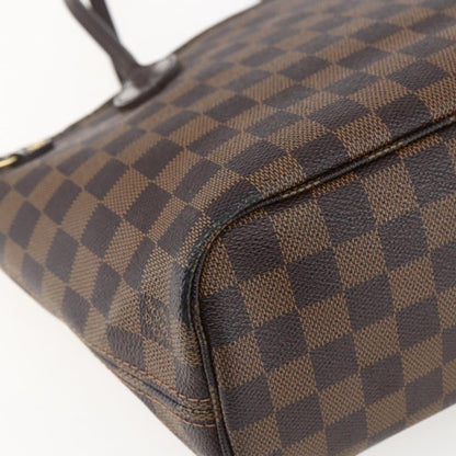 Louis Vuitton Neverfull Tote Damier, BROWN, CANVAS, Tote bag