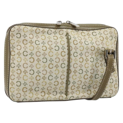Celine C Macadam Shoulder bag Canvas, KHAKI, CANVAS, Shoulder bag