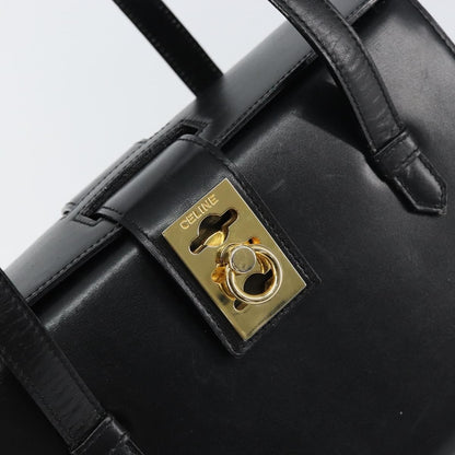 Celine Handbag Leather, BLACK, LEATHER, Handbag