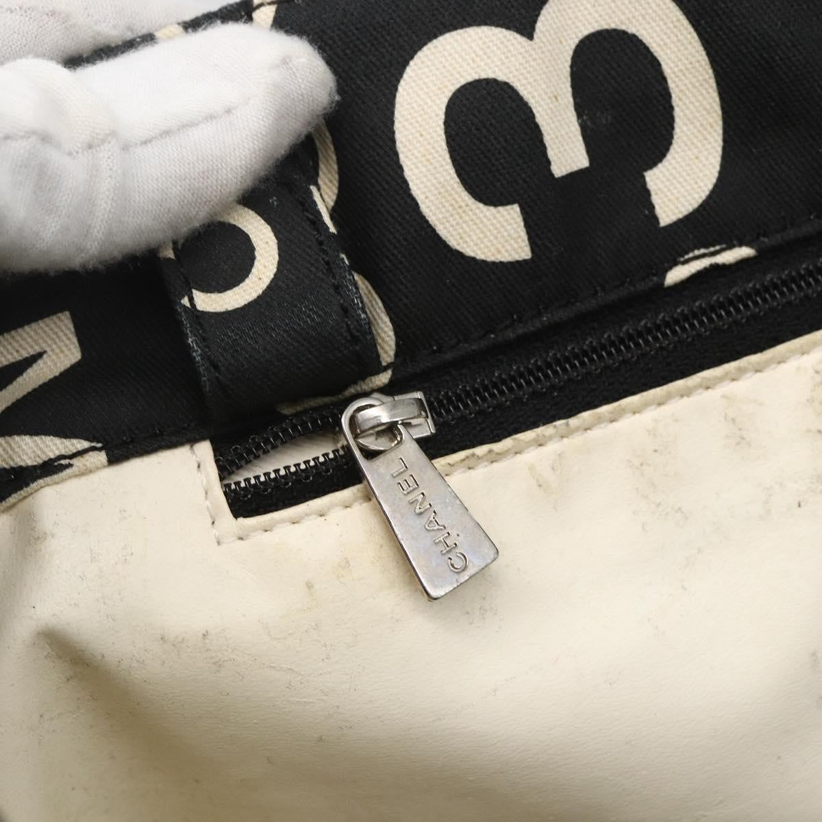 Chanel 31 Rue Cambon Beach Zip Tote Printed Canvas, BLACK, CANVAS, Tote bag