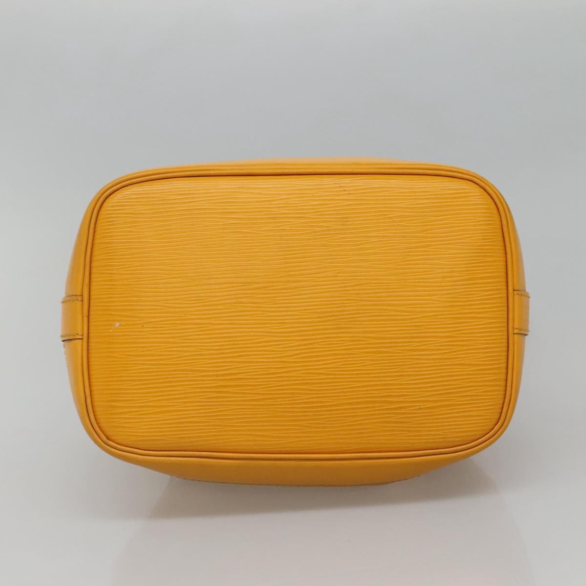 Louis Vuitton Petit Noe NM Handbag Epi Leather, Yellow, Leather, Shoulder Bag