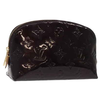 Louis Vuitton Cosmetic Pouch Monogram Vernis, BURGUNDY, PATENT_LEATHER, Toiletry Case