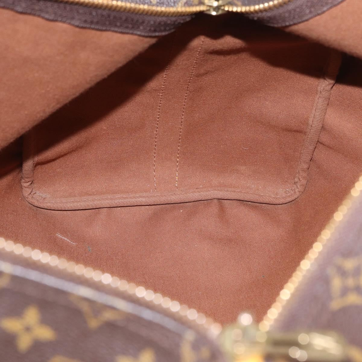 Louis Vuitton Keepall Bandouliere Bag Monogram Canvas, BROWN, CANVAS, Travel bag