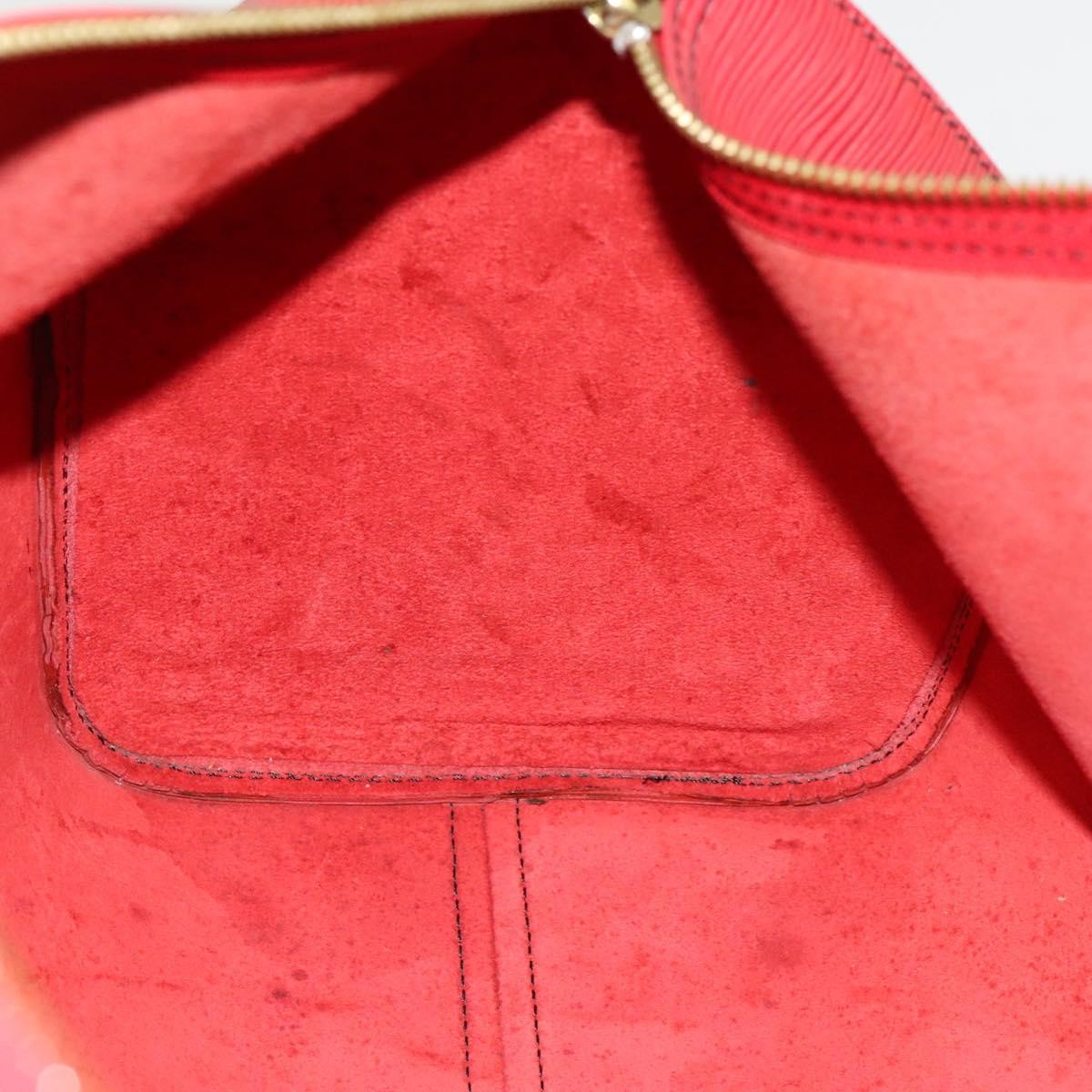 Louis Vuitton Keepall Bag Epi Leather, RED, LEATHER, Travel bag