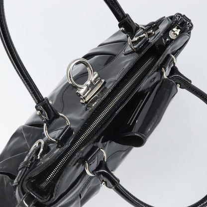 Salvatore Ferragamo Marisa Crossbody Patent leather, BLACK, PATENT_LEATHER, Handbag