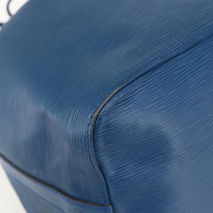 Louis Vuitton Petit Noe Handbag Epi Leather, BLUE, LEATHER, Shoulder bag