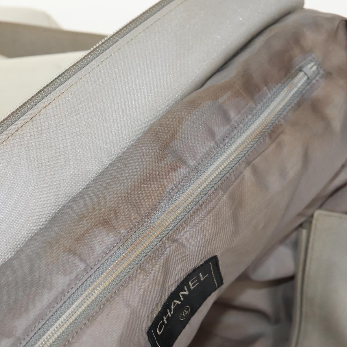 Chanel Sport Tote Nylon, GRAY, NYLON, Tote bag