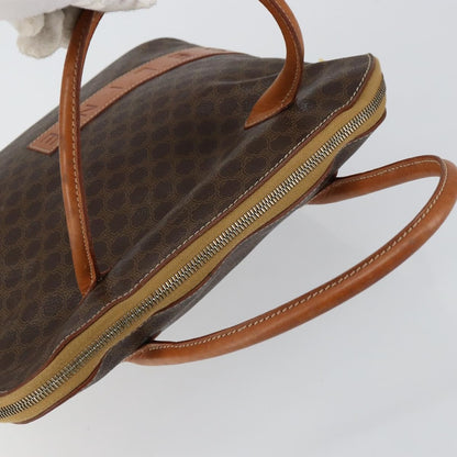 Celine Vintage Macadam Handbag Macadam, BROWN, CANVAS, Handbag