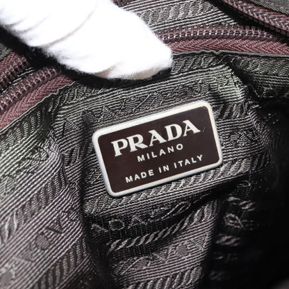 Prada Zip Buckle Messenger Bag Tessuto, KHAKI, NYLON, Crossbody bag