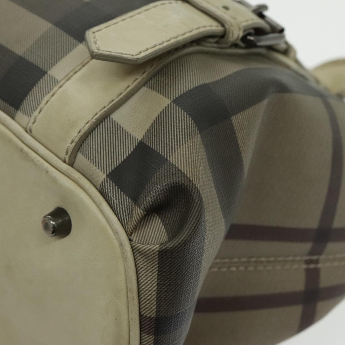 Burberry Nova Check Handbag Nova Check Canvas and leather, BEIGE, CANVAS, Handbag