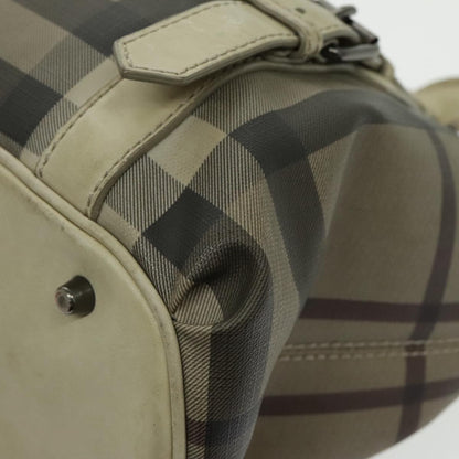 Burberry Nova Check Handbag Nova Check Canvas and leather, BEIGE, CANVAS, Handbag