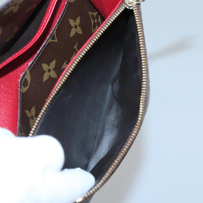 Louis Vuitton Emilie Wallet Monogram Canvas, Red, Canvas, Wallet