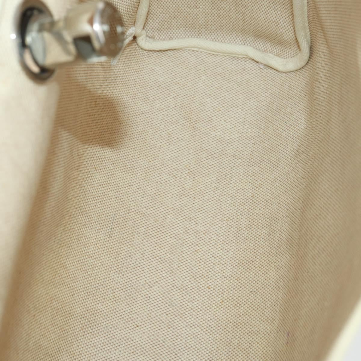 Hermes Herbag A Dos Backpack Toile, BEIGE, CANVAS, Backpack