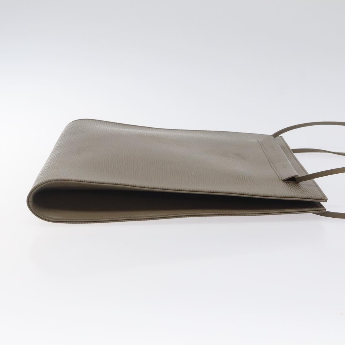 Louis Vuitton Saint Tropez Handbag Epi Leather, Gray, Leather, Shoulder Bag