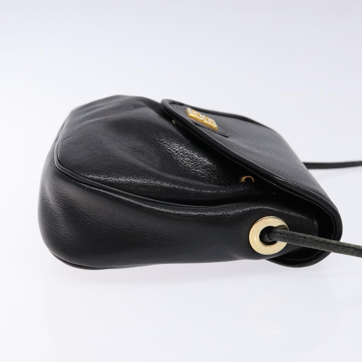 Givenchy Vintage 4G shoulder bag Leather, BLACK, LEATHER, Shoulder bag