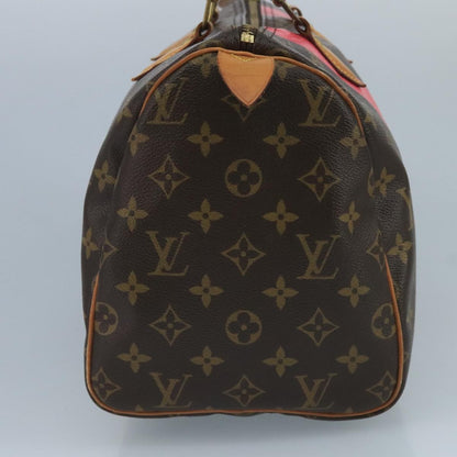 Louis Vuitton Speedy Handbag Limited Edition V Monogram Canvas, BROWN, CANVAS, Handbag
