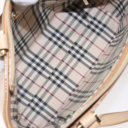 Burberry Vintage Handbag Leather, BEIGE, LEATHER, Handbag