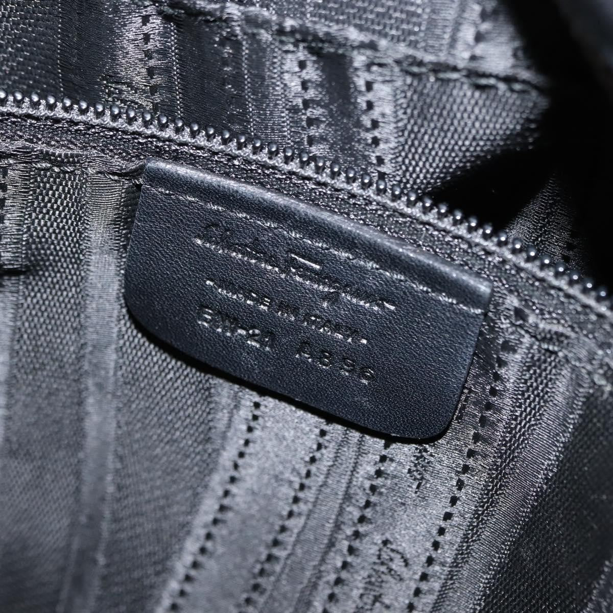 Salvatore Ferragamo Sofia Satchel Leather, BLACK, LEATHER, Handbag