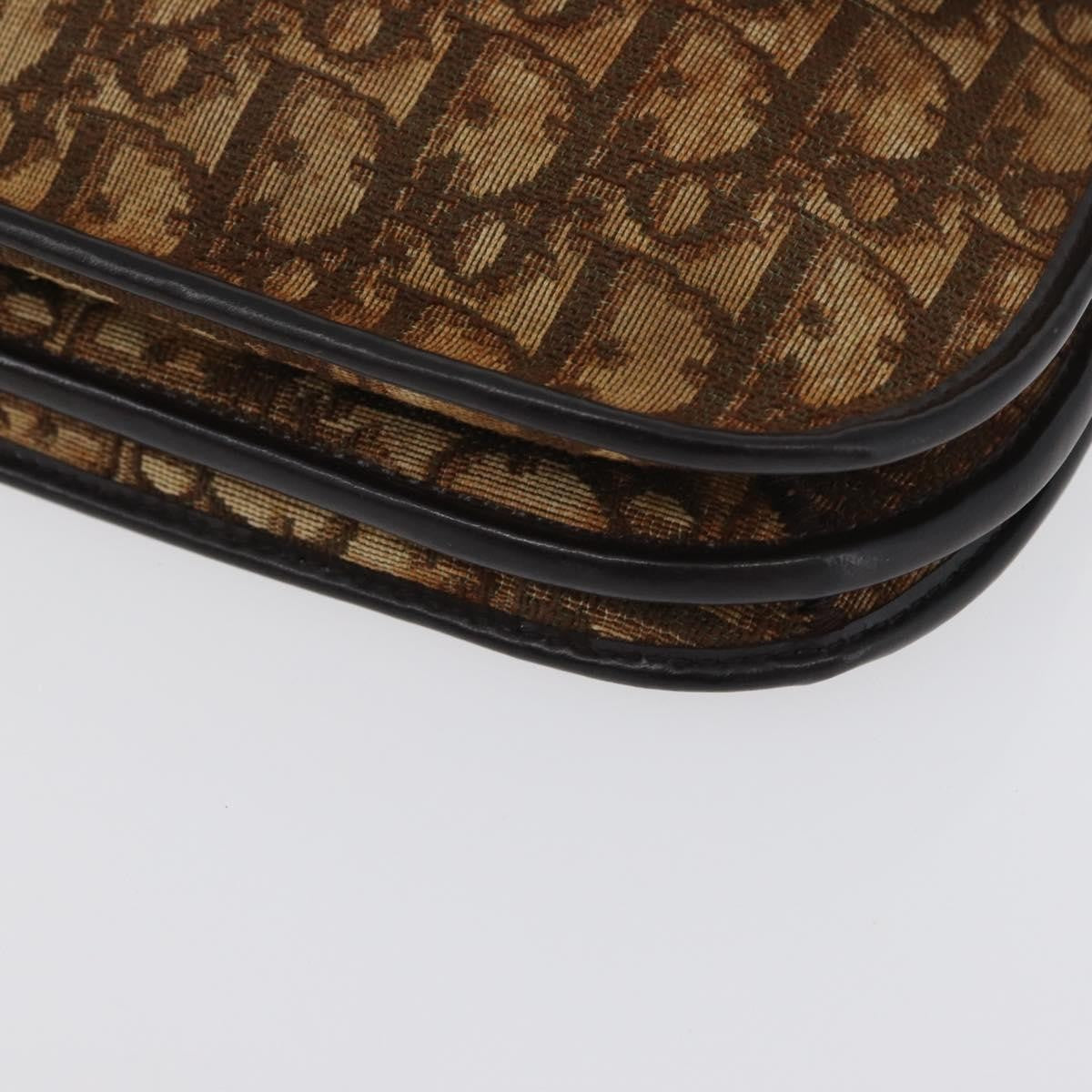 Christian Dior Trotter shoulder bag Canvas, BROWN, CANVAS, Shoulder bag