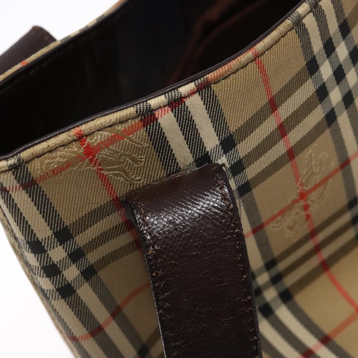 Burberry Nova Check Tote canvas check pattern, BEIGE, CANVAS, Tote bag