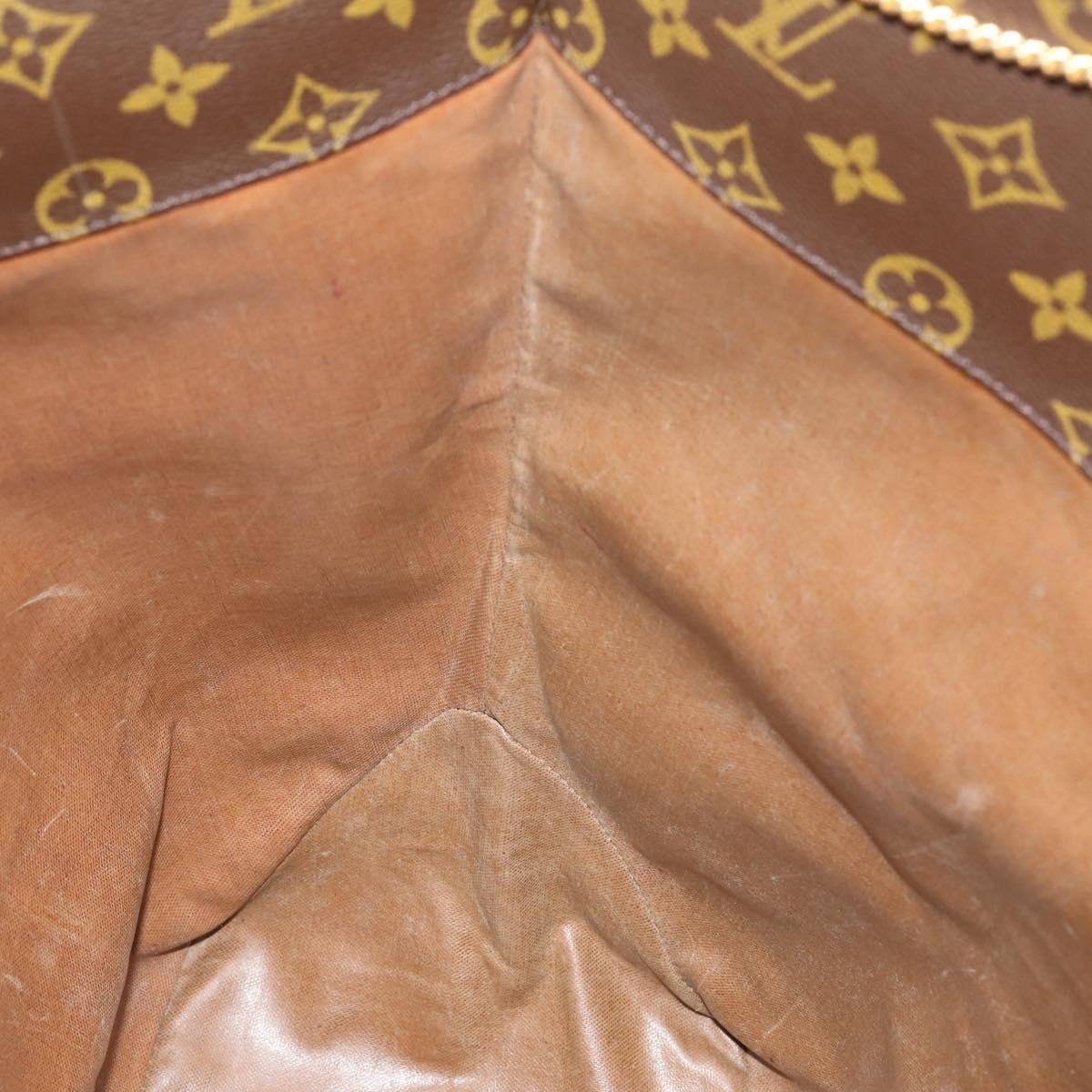 Louis Vuitton Shopping Sac Handbag Monogram Canvas, BROWN, CANVAS, Handbag