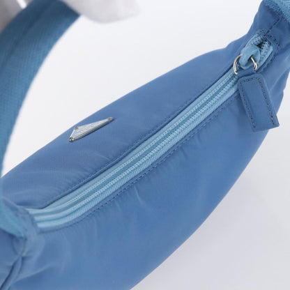 Prada Hobo Tessuto, BLUE, NYLON, Handbag