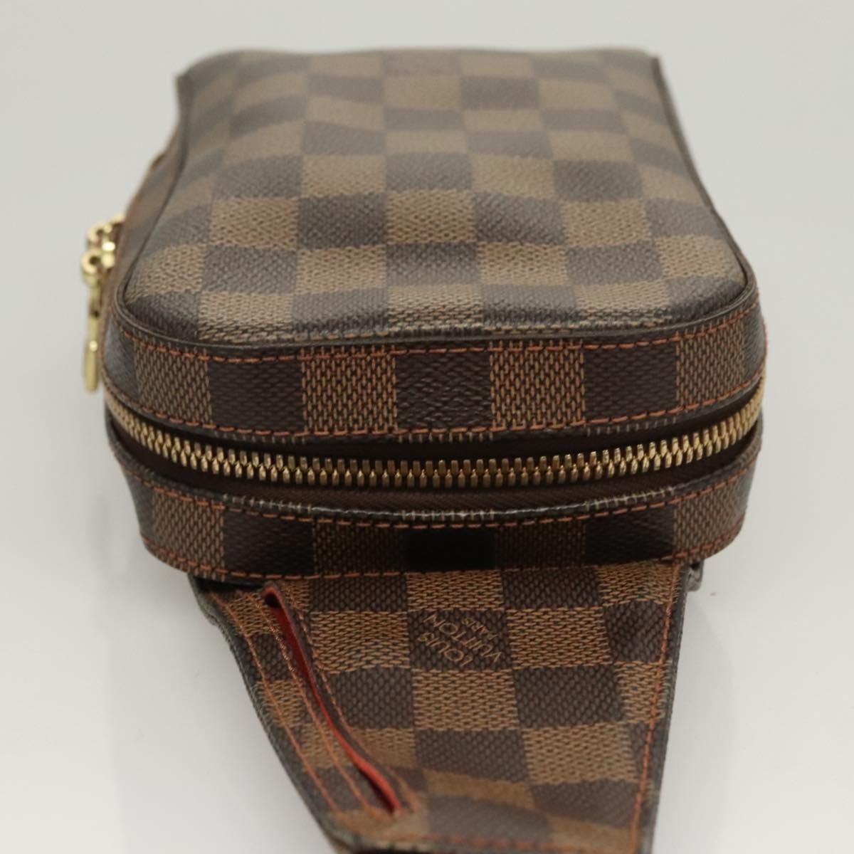Louis Vuitton Geronimos Waist Bag Damier, BROWN, CANVAS, Shoulder bag