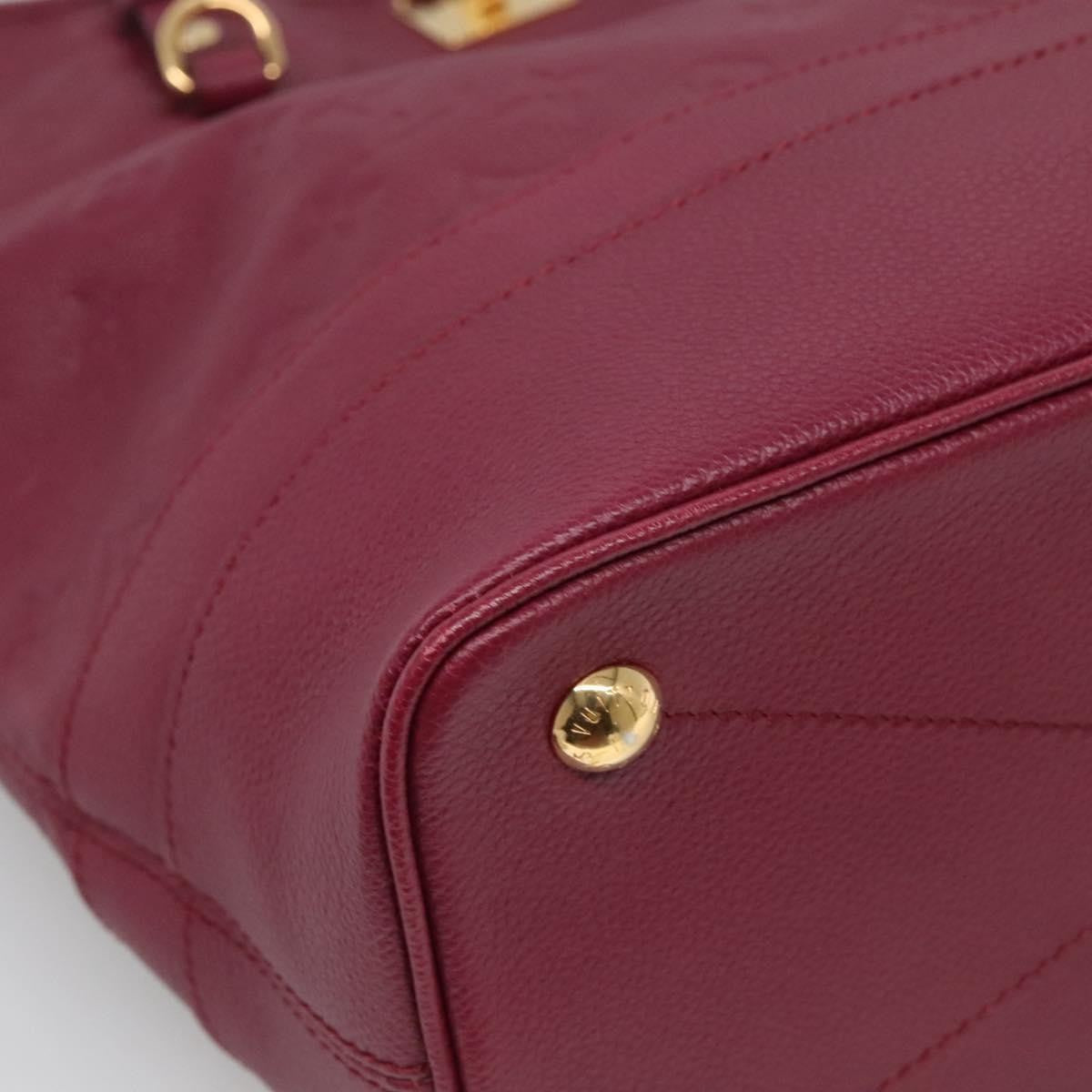 Louis Vuitton Citadine Handbag Monogram Empreinte Leather, PURPLE, LEATHER, Tote bag