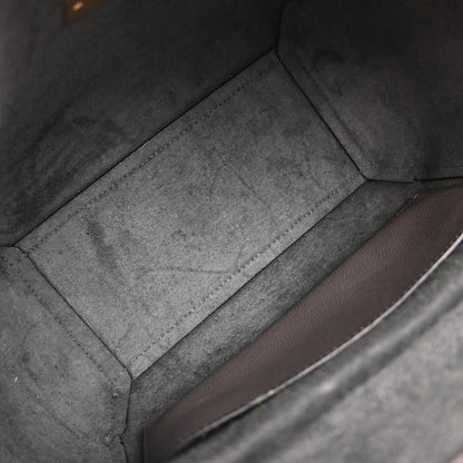 Celine Belt Bag Textured Leather, GRAY, LEATHER, Handbag