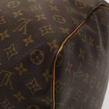Louis Vuitton Keepall Bag Monogram Canvas, BROWN, CANVAS, Travel bag