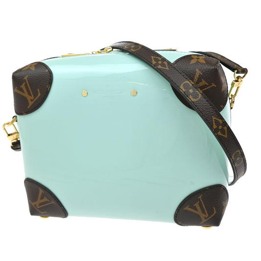 Louis Vuitton Venice Handbag Vernis with Monogram Canvas, GREEN, PATENT_LEATHER, Shoulder bag