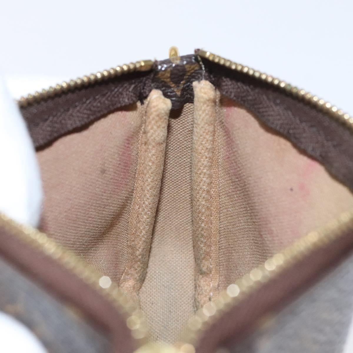 Louis Vuitton Pochette Accessoires Limited Edition Monogram Trunk, BROWN, CANVAS, Clutche & pouche