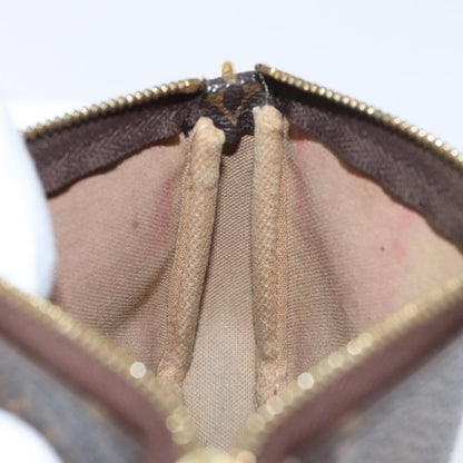 Louis Vuitton Pochette Accessoires Limited Edition Monogram Trunk, BROWN, CANVAS, Clutche & pouche